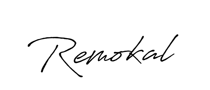 It looks lik you need a new signature style for name Remokal. Design unique handwritten (Antro_Vectra_Bolder) signature with our free signature maker in just a few clicks. Remokal signature style 7 images and pictures png