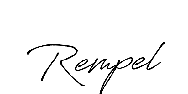 if you are searching for the best signature style for your name Rempel. so please give up your signature search. here we have designed multiple signature styles  using Antro_Vectra_Bolder. Rempel signature style 7 images and pictures png