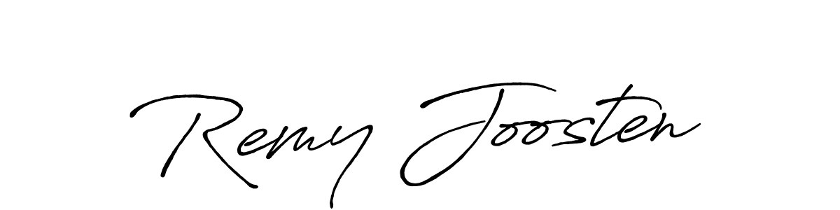 Create a beautiful signature design for name Remy Joosten. With this signature (Antro_Vectra_Bolder) fonts, you can make a handwritten signature for free. Remy Joosten signature style 7 images and pictures png