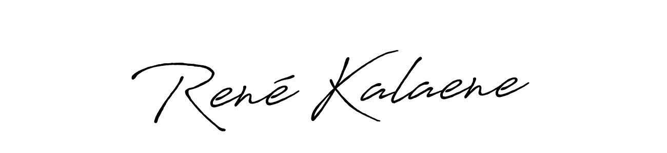 René Kalaene stylish signature style. Best Handwritten Sign (Antro_Vectra_Bolder) for my name. Handwritten Signature Collection Ideas for my name René Kalaene. René Kalaene signature style 7 images and pictures png