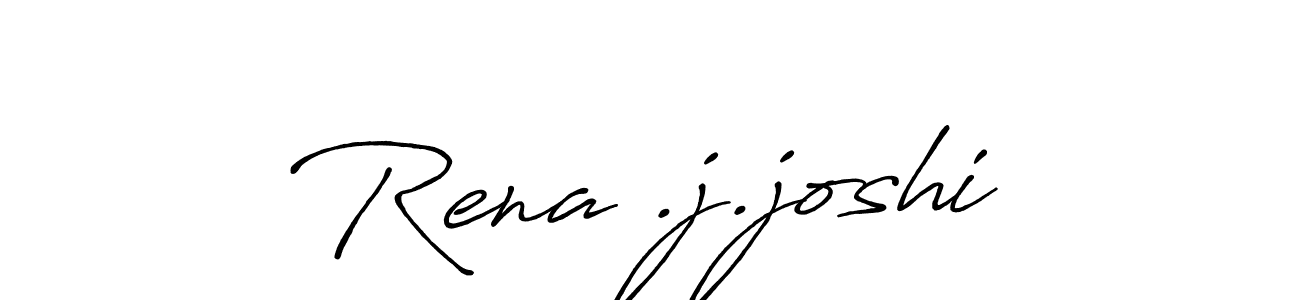 Design your own signature with our free online signature maker. With this signature software, you can create a handwritten (Antro_Vectra_Bolder) signature for name Rena .j.joshi. Rena .j.joshi signature style 7 images and pictures png