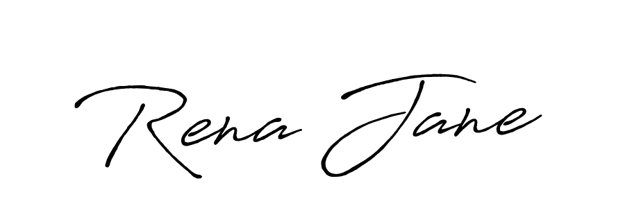 Design your own signature with our free online signature maker. With this signature software, you can create a handwritten (Antro_Vectra_Bolder) signature for name Rena Jane. Rena Jane signature style 7 images and pictures png