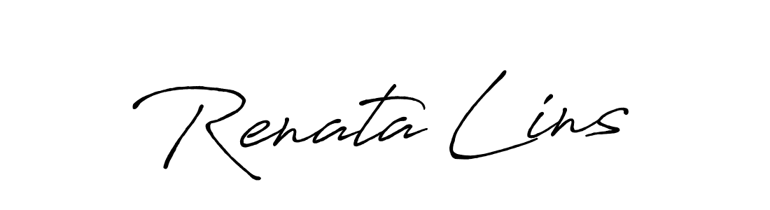 Make a beautiful signature design for name Renata Lins. Use this online signature maker to create a handwritten signature for free. Renata Lins signature style 7 images and pictures png