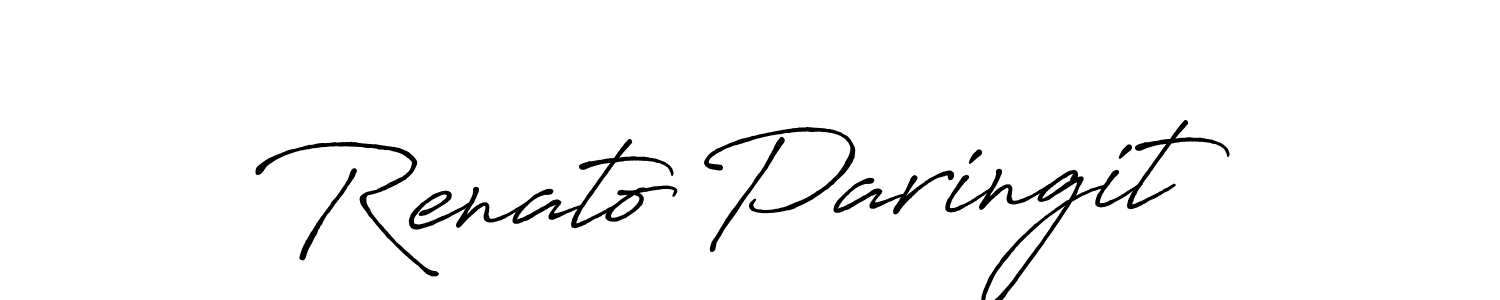 Also You can easily find your signature by using the search form. We will create Renato Paringit name handwritten signature images for you free of cost using Antro_Vectra_Bolder sign style. Renato Paringit signature style 7 images and pictures png