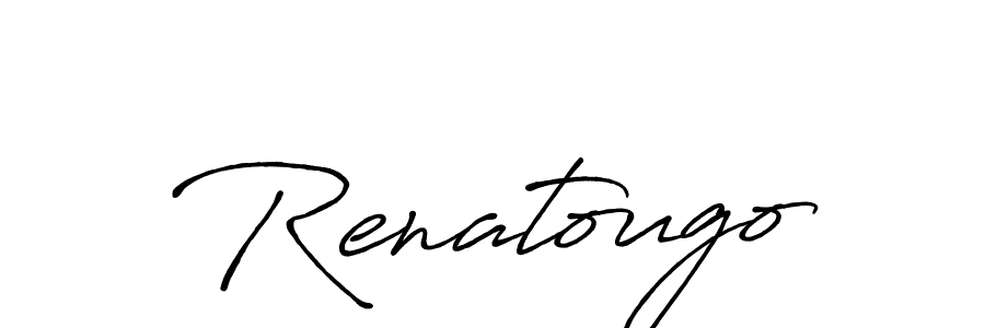 Also we have Renatougo name is the best signature style. Create professional handwritten signature collection using Antro_Vectra_Bolder autograph style. Renatougo signature style 7 images and pictures png