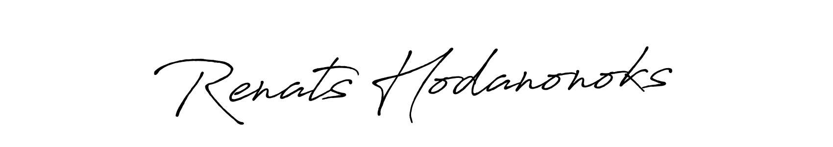 Antro_Vectra_Bolder is a professional signature style that is perfect for those who want to add a touch of class to their signature. It is also a great choice for those who want to make their signature more unique. Get Renats Hodanonoks name to fancy signature for free. Renats Hodanonoks signature style 7 images and pictures png