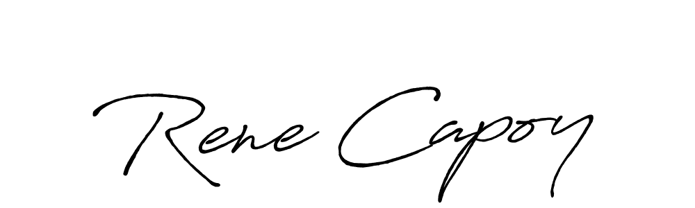 Antro_Vectra_Bolder is a professional signature style that is perfect for those who want to add a touch of class to their signature. It is also a great choice for those who want to make their signature more unique. Get Rene Capoy name to fancy signature for free. Rene Capoy signature style 7 images and pictures png
