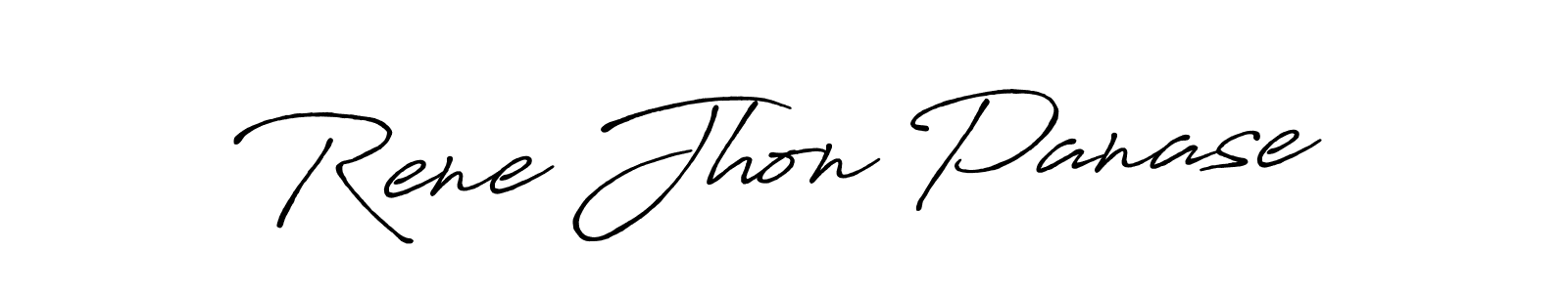 How to make Rene Jhon Panase signature? Antro_Vectra_Bolder is a professional autograph style. Create handwritten signature for Rene Jhon Panase name. Rene Jhon Panase signature style 7 images and pictures png