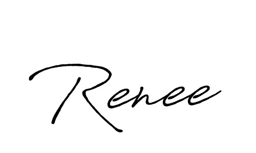 You should practise on your own different ways (Antro_Vectra_Bolder) to write your name (Renee) in signature. don't let someone else do it for you. Renee signature style 7 images and pictures png