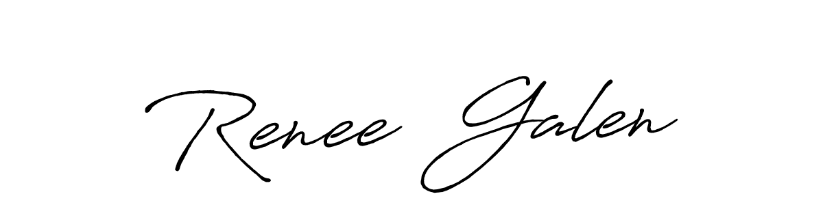 This is the best signature style for the Renee  Galen name. Also you like these signature font (Antro_Vectra_Bolder). Mix name signature. Renee  Galen signature style 7 images and pictures png