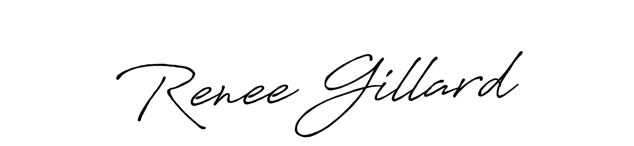 You should practise on your own different ways (Antro_Vectra_Bolder) to write your name (Renee Gillard) in signature. don't let someone else do it for you. Renee Gillard signature style 7 images and pictures png