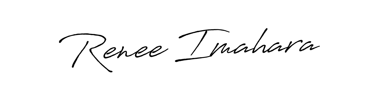 This is the best signature style for the Renee Imahara name. Also you like these signature font (Antro_Vectra_Bolder). Mix name signature. Renee Imahara signature style 7 images and pictures png