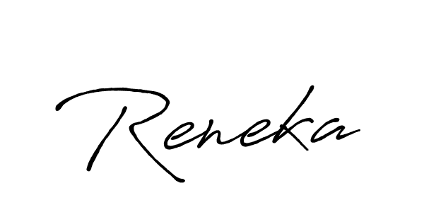 Also we have Reneka name is the best signature style. Create professional handwritten signature collection using Antro_Vectra_Bolder autograph style. Reneka signature style 7 images and pictures png