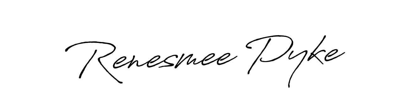 if you are searching for the best signature style for your name Renesmee Pyke. so please give up your signature search. here we have designed multiple signature styles  using Antro_Vectra_Bolder. Renesmee Pyke signature style 7 images and pictures png