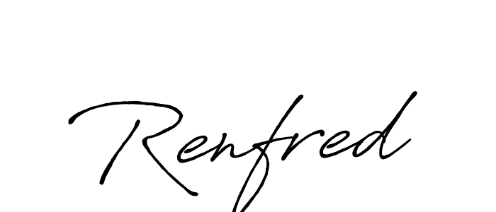 Best and Professional Signature Style for Renfred. Antro_Vectra_Bolder Best Signature Style Collection. Renfred signature style 7 images and pictures png
