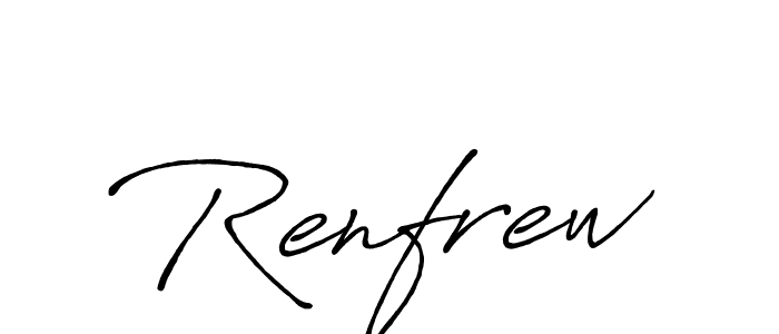 Here are the top 10 professional signature styles for the name Renfrew. These are the best autograph styles you can use for your name. Renfrew signature style 7 images and pictures png