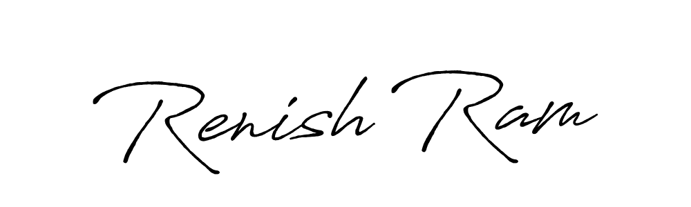 Once you've used our free online signature maker to create your best signature Antro_Vectra_Bolder style, it's time to enjoy all of the benefits that Renish Ram name signing documents. Renish Ram signature style 7 images and pictures png