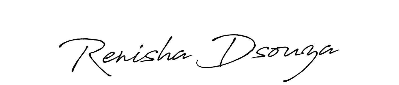 Make a short Renisha Dsouza signature style. Manage your documents anywhere anytime using Antro_Vectra_Bolder. Create and add eSignatures, submit forms, share and send files easily. Renisha Dsouza signature style 7 images and pictures png