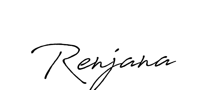 Make a beautiful signature design for name Renjana. Use this online signature maker to create a handwritten signature for free. Renjana signature style 7 images and pictures png