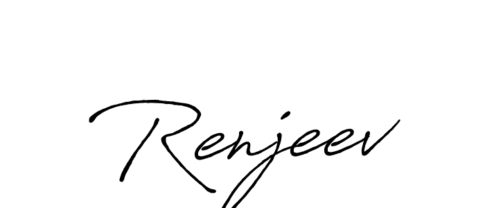 Design your own signature with our free online signature maker. With this signature software, you can create a handwritten (Antro_Vectra_Bolder) signature for name Renjeev. Renjeev signature style 7 images and pictures png