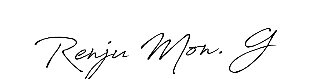 You should practise on your own different ways (Antro_Vectra_Bolder) to write your name (Renju Mon. G) in signature. don't let someone else do it for you. Renju Mon. G signature style 7 images and pictures png