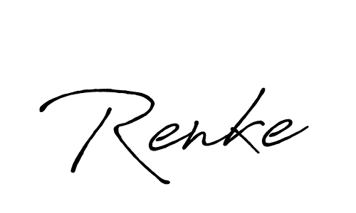 You should practise on your own different ways (Antro_Vectra_Bolder) to write your name (Renke) in signature. don't let someone else do it for you. Renke signature style 7 images and pictures png