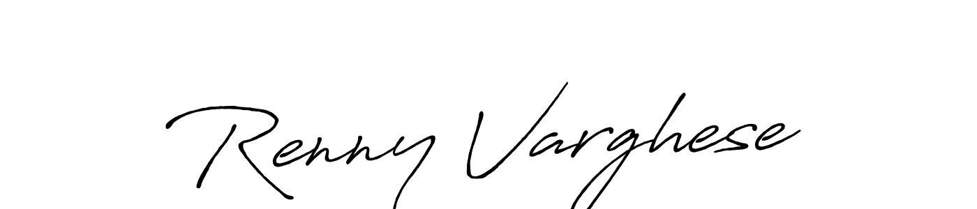 How to make Renny Varghese signature? Antro_Vectra_Bolder is a professional autograph style. Create handwritten signature for Renny Varghese name. Renny Varghese signature style 7 images and pictures png