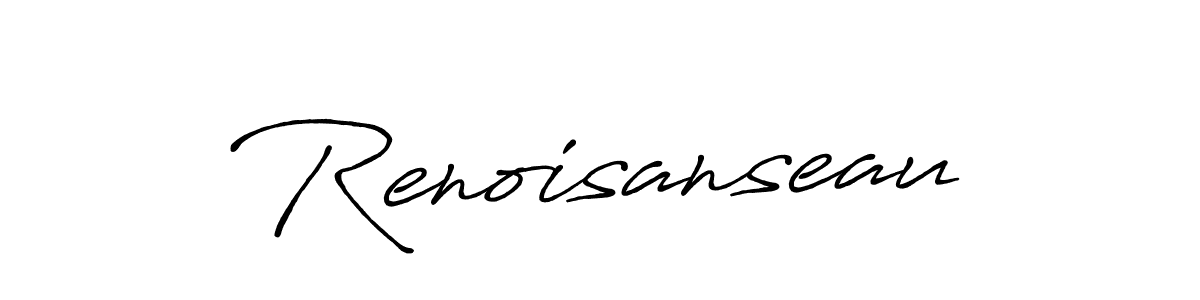 Make a beautiful signature design for name Renoisanseau. With this signature (Antro_Vectra_Bolder) style, you can create a handwritten signature for free. Renoisanseau signature style 7 images and pictures png