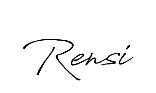 Best and Professional Signature Style for Rensi. Antro_Vectra_Bolder Best Signature Style Collection. Rensi signature style 7 images and pictures png