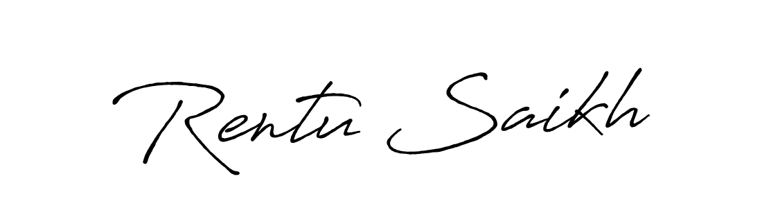 Once you've used our free online signature maker to create your best signature Antro_Vectra_Bolder style, it's time to enjoy all of the benefits that Rentu Saikh name signing documents. Rentu Saikh signature style 7 images and pictures png