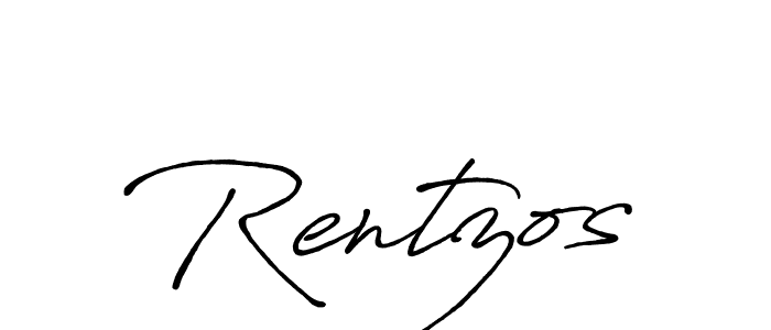 Once you've used our free online signature maker to create your best signature Antro_Vectra_Bolder style, it's time to enjoy all of the benefits that Rentzos name signing documents. Rentzos signature style 7 images and pictures png