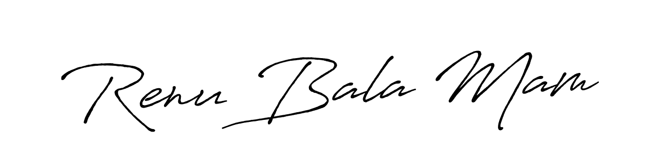 Once you've used our free online signature maker to create your best signature Antro_Vectra_Bolder style, it's time to enjoy all of the benefits that Renu Bala Mam name signing documents. Renu Bala Mam signature style 7 images and pictures png