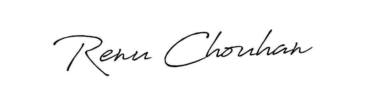 It looks lik you need a new signature style for name Renu Chouhan. Design unique handwritten (Antro_Vectra_Bolder) signature with our free signature maker in just a few clicks. Renu Chouhan signature style 7 images and pictures png