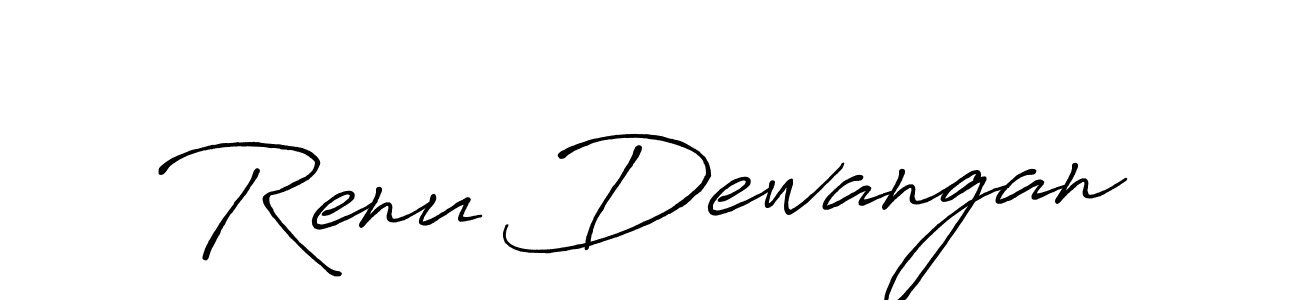 Make a short Renu Dewangan signature style. Manage your documents anywhere anytime using Antro_Vectra_Bolder. Create and add eSignatures, submit forms, share and send files easily. Renu Dewangan signature style 7 images and pictures png