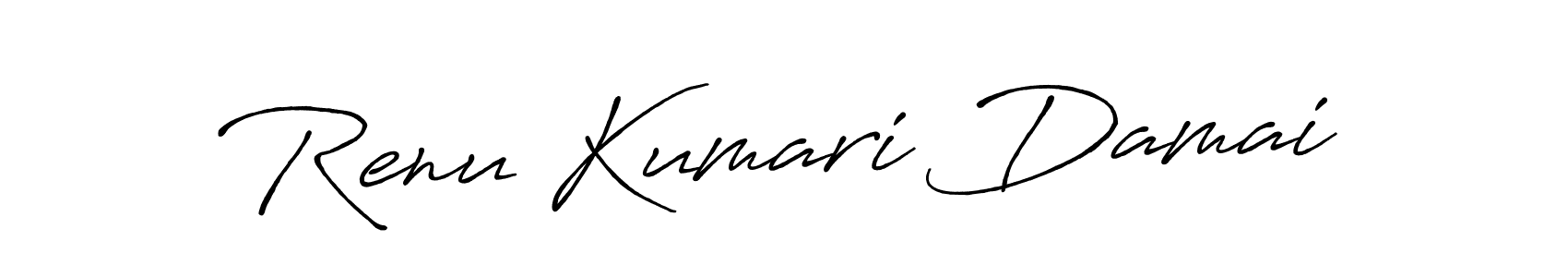 Antro_Vectra_Bolder is a professional signature style that is perfect for those who want to add a touch of class to their signature. It is also a great choice for those who want to make their signature more unique. Get Renu Kumari Damai name to fancy signature for free. Renu Kumari Damai signature style 7 images and pictures png