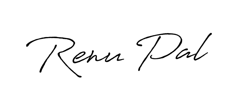 Design your own signature with our free online signature maker. With this signature software, you can create a handwritten (Antro_Vectra_Bolder) signature for name Renu Pal. Renu Pal signature style 7 images and pictures png