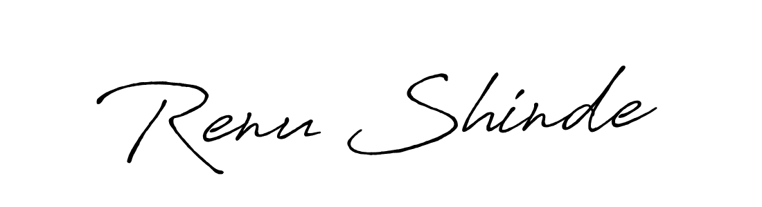 Make a beautiful signature design for name Renu Shinde. Use this online signature maker to create a handwritten signature for free. Renu Shinde signature style 7 images and pictures png