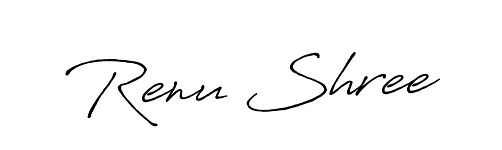 How to Draw Renu Shree signature style? Antro_Vectra_Bolder is a latest design signature styles for name Renu Shree. Renu Shree signature style 7 images and pictures png