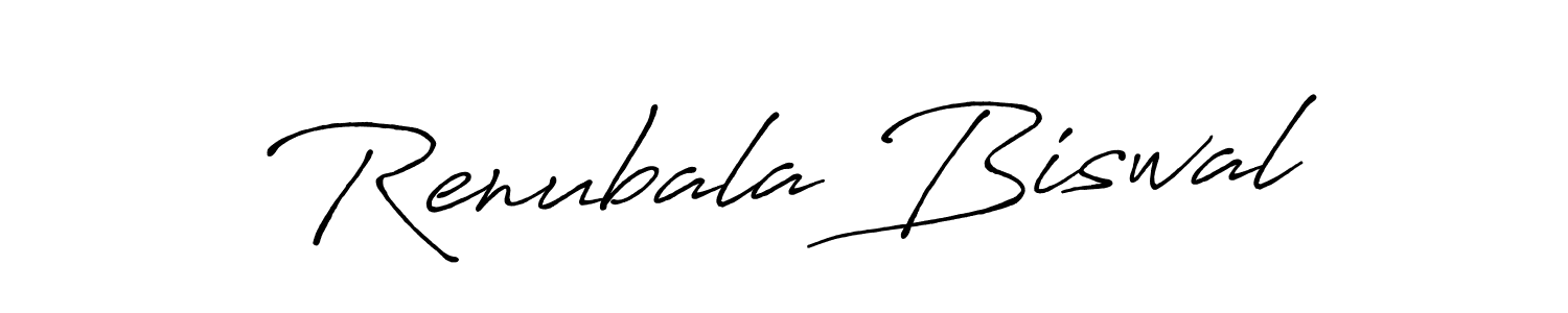 It looks lik you need a new signature style for name Renubala Biswal. Design unique handwritten (Antro_Vectra_Bolder) signature with our free signature maker in just a few clicks. Renubala Biswal signature style 7 images and pictures png
