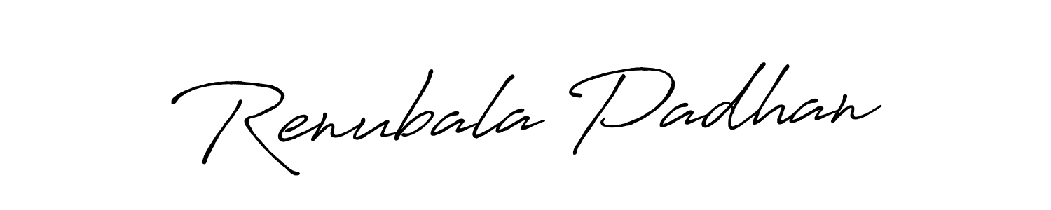 Design your own signature with our free online signature maker. With this signature software, you can create a handwritten (Antro_Vectra_Bolder) signature for name Renubala Padhan. Renubala Padhan signature style 7 images and pictures png