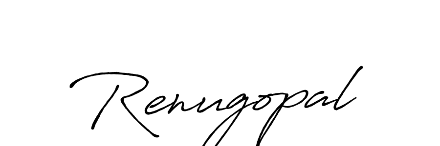 Make a beautiful signature design for name Renugopal. With this signature (Antro_Vectra_Bolder) style, you can create a handwritten signature for free. Renugopal signature style 7 images and pictures png
