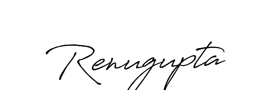 How to make Renugupta signature? Antro_Vectra_Bolder is a professional autograph style. Create handwritten signature for Renugupta name. Renugupta signature style 7 images and pictures png