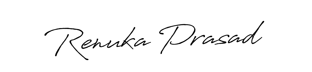 How to make Renuka Prasad signature? Antro_Vectra_Bolder is a professional autograph style. Create handwritten signature for Renuka Prasad name. Renuka Prasad signature style 7 images and pictures png