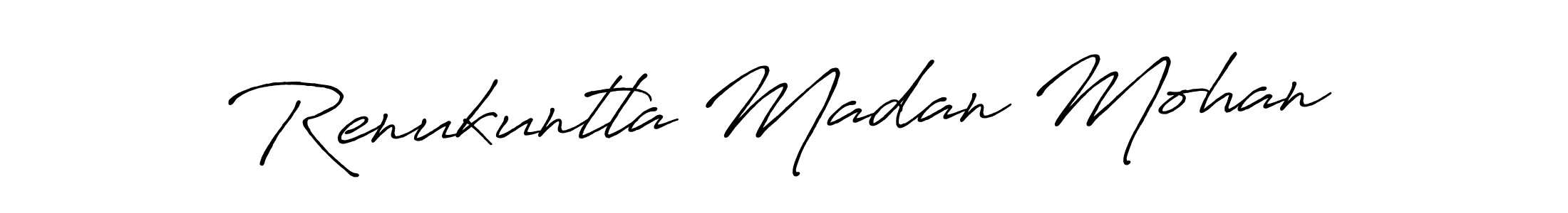 You should practise on your own different ways (Antro_Vectra_Bolder) to write your name (Renukuntla Madan Mohan) in signature. don't let someone else do it for you. Renukuntla Madan Mohan signature style 7 images and pictures png