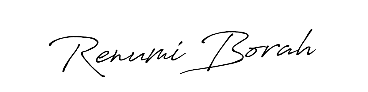 It looks lik you need a new signature style for name Renumi Borah. Design unique handwritten (Antro_Vectra_Bolder) signature with our free signature maker in just a few clicks. Renumi Borah signature style 7 images and pictures png