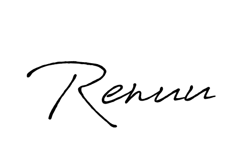 Once you've used our free online signature maker to create your best signature Antro_Vectra_Bolder style, it's time to enjoy all of the benefits that Renuu name signing documents. Renuu signature style 7 images and pictures png
