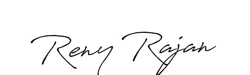 Also You can easily find your signature by using the search form. We will create Reny Rajan name handwritten signature images for you free of cost using Antro_Vectra_Bolder sign style. Reny Rajan signature style 7 images and pictures png