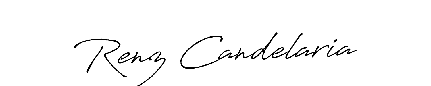 Similarly Antro_Vectra_Bolder is the best handwritten signature design. Signature creator online .You can use it as an online autograph creator for name Renz Candelaria. Renz Candelaria signature style 7 images and pictures png