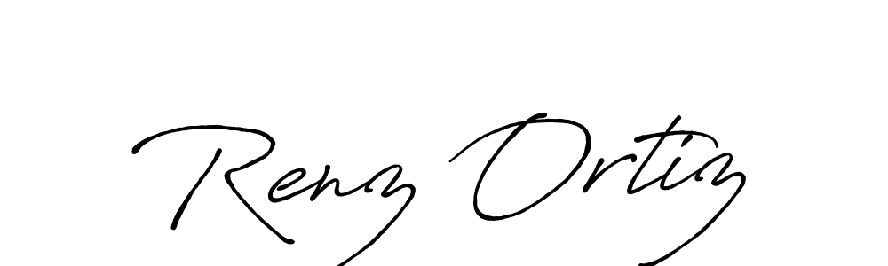 Also we have Renz Ortiz name is the best signature style. Create professional handwritten signature collection using Antro_Vectra_Bolder autograph style. Renz Ortiz signature style 7 images and pictures png