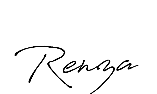 Best and Professional Signature Style for Renza. Antro_Vectra_Bolder Best Signature Style Collection. Renza signature style 7 images and pictures png